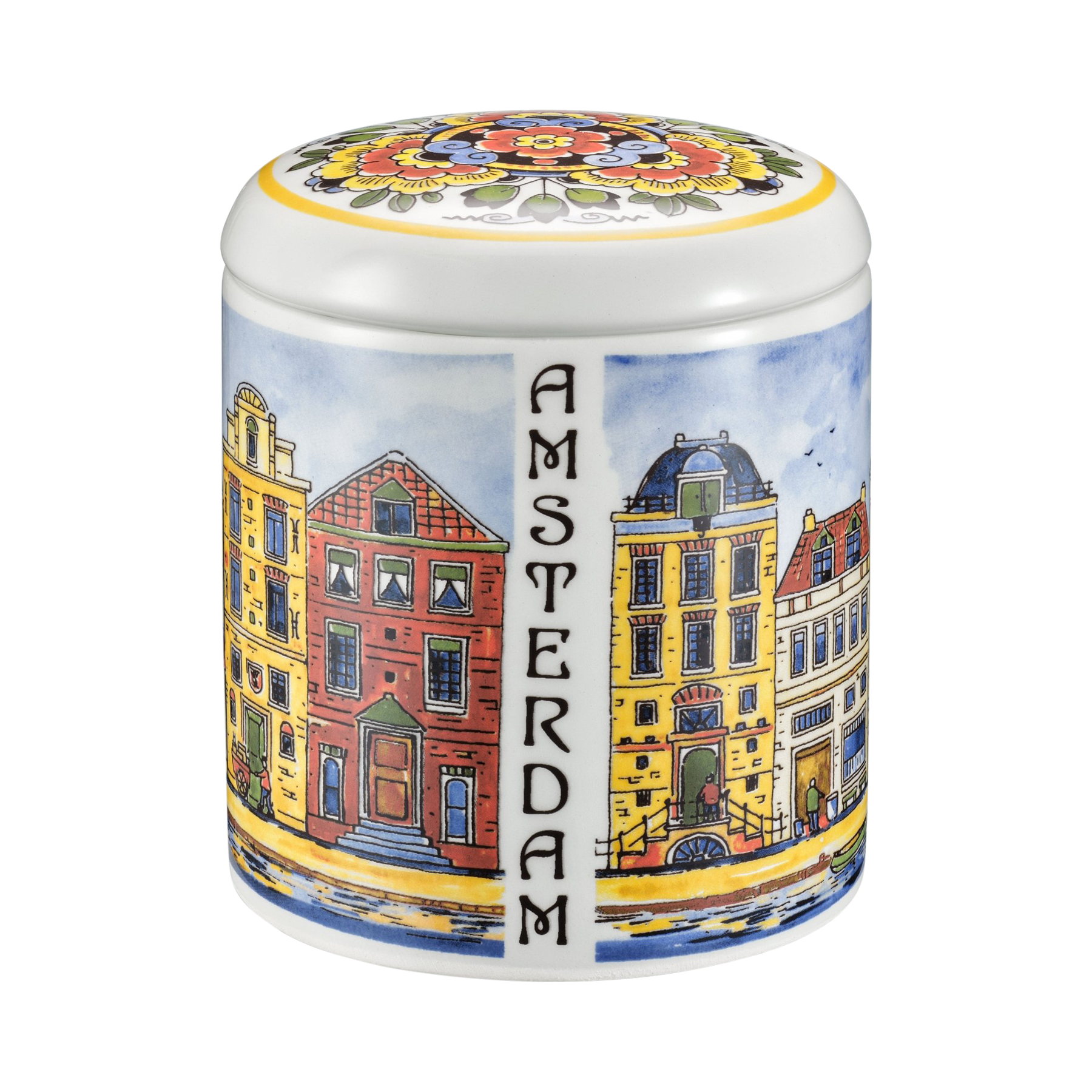 Pottery Jar 'Amsterdam' Color - 1 jar with 10pc - Hans Egstorf