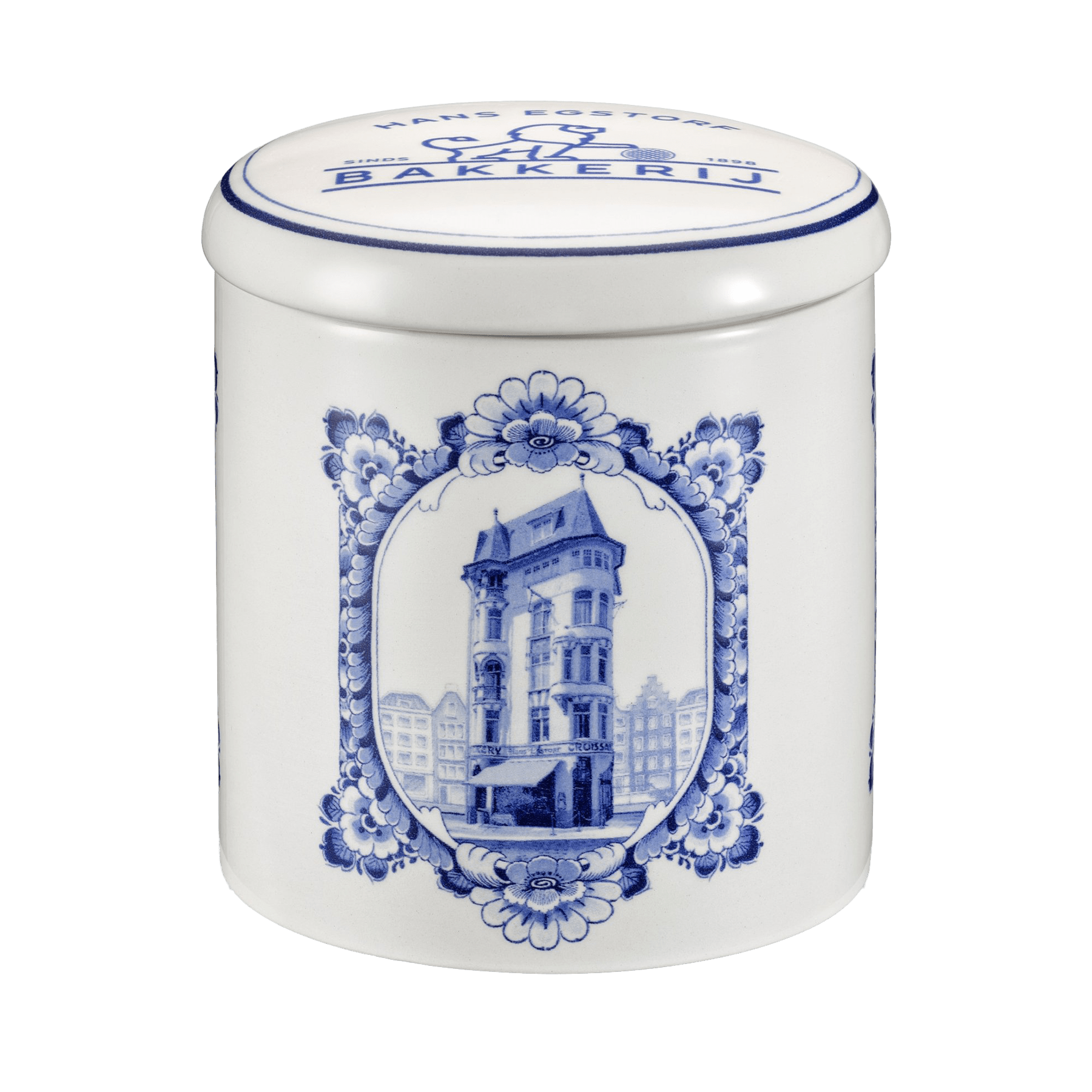 Delft Blue Jar 'Hans Egstorf' - 1 jar with 10 pc - Hans Egstorf